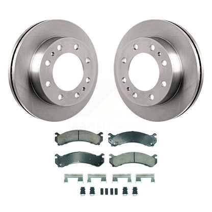 Brake Rotor & Ceramic Pad Front Kit For GMC Chevrolet Savana 3500 Express Sierra