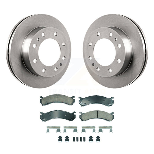 Brake Rotor & Ceramic Pad Front Kit For GMC Chevrolet Savana 3500 Express Sierra