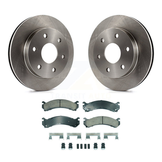 Brake Rotor And Ceramic Pad Front Kit For 2006 Chevrolet Express 2500 GMC Savana