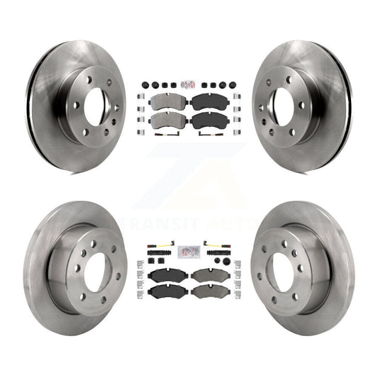 Semi-Metallic Pad And Brake Rotor Front Rear Kit For Mercedes-Benz Sprinter 2500