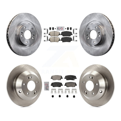 Ceramic Pad & Brake Rotors Front Rear Kit For Hyundai Santa Fe Sport Kia Sorento