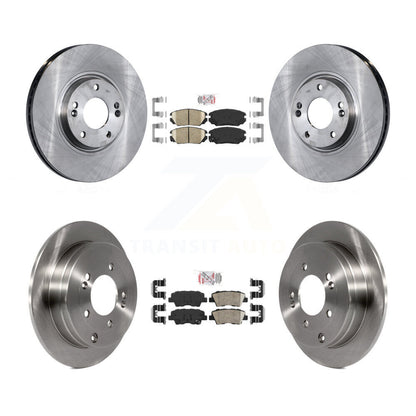 Ceramic Pad & Disc Brake Rotor Front Rear Kit For 2010 Hyundai Azera To 07 06 09