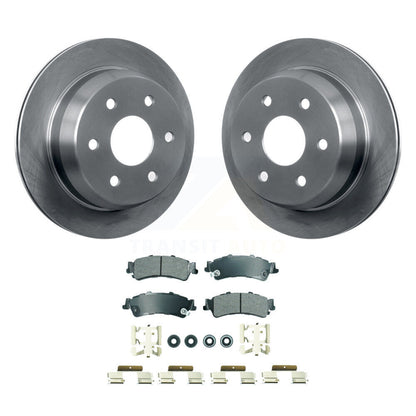 Brake Rotor & Semi-Metallic Pad Rear Kit For Chevrolet GMC Silverado 1500 Sierra