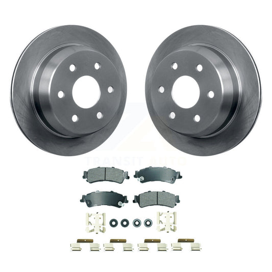 Brake Rotor & Semi-Metallic Pad Rear Kit For Chevrolet GMC Silverado 1500 Sierra