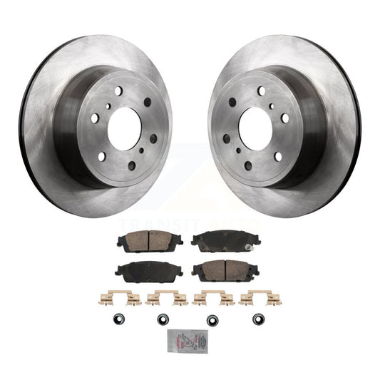 Brake Rotor & Ceramic Pad Rear Kit For Chevrolet GMC Silverado 1500 Sierra Tahoe