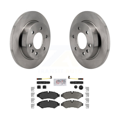 Brake Rotor Semi-Metallic Pad Rear Kit For Mercedes-Benz Sprinter 2500 3500 4500