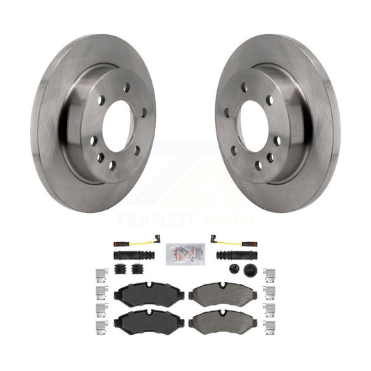 Brake Rotor Semi-Metallic Pad Rear Kit For Mercedes-Benz Sprinter 2500 3500 4500