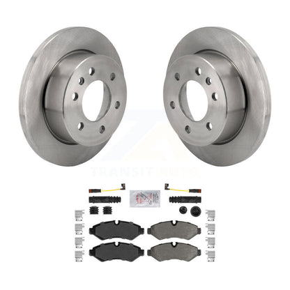Brake Rotor Semi-Metallic Pad Rear Kit For Mercedes-Benz Sprinter 2500 3500 1500