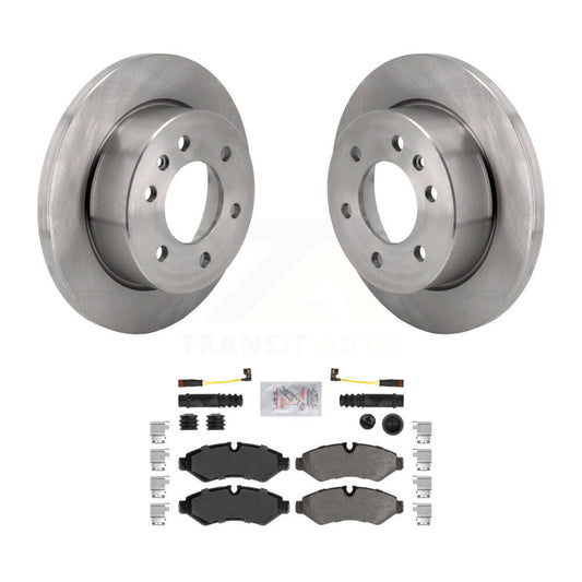 Brake Rotor Semi-Metallic Pad Rear Kit For Mercedes-Benz Sprinter 2500 3500 1500