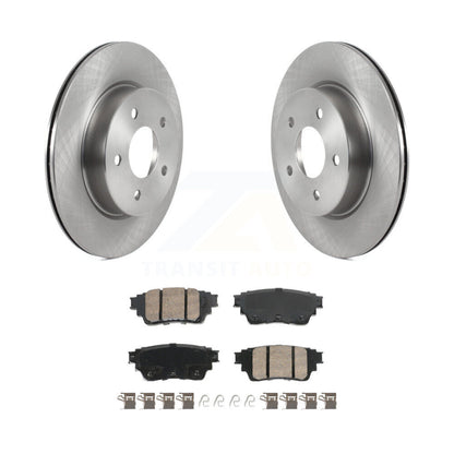 Disc Brake Rotors And Ceramic Pads Rear Kit For Nissan Rogue