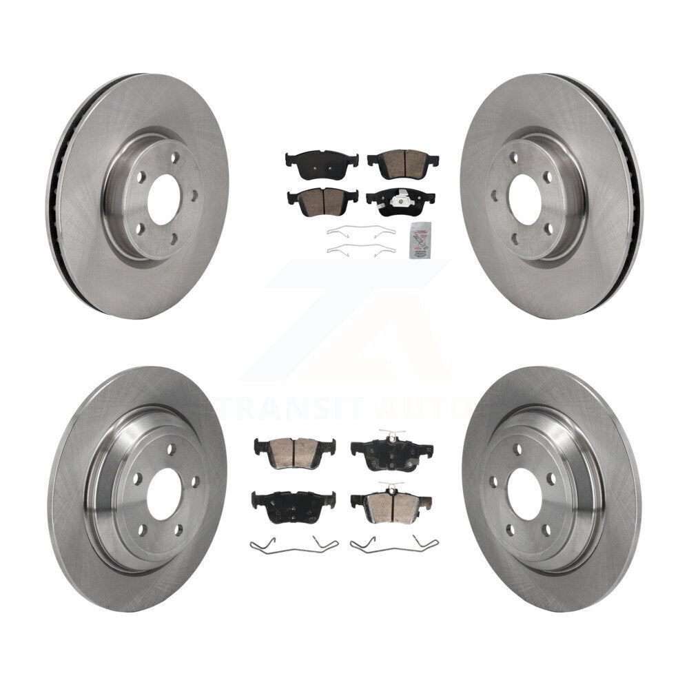 Ceramic Pad Disc Brake Rotor Front Rear Kit For Ford Escape Bronco Sport Lincoln