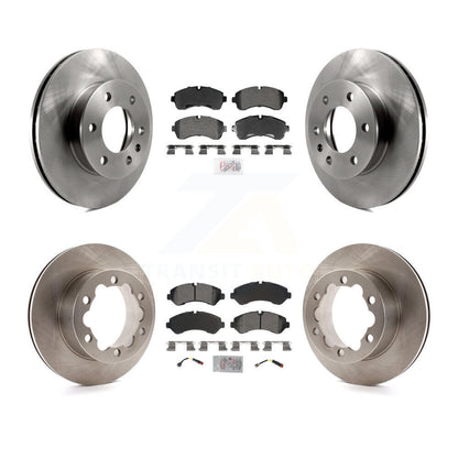 Semi-Metallic Pad And Brake Rotor Front Rear Kit For Mercedes-Benz Sprinter 3500
