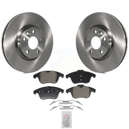 Brake Rotor & Semi-Metallic Pad Front Kit For Volvo Land Rover Range Evoque XC70