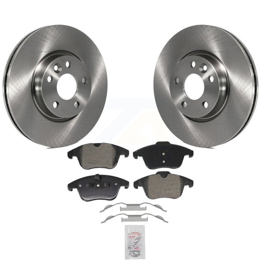 Brake Rotor & Semi-Metallic Pad Front Kit For Volvo Land Rover Range Evoque XC70