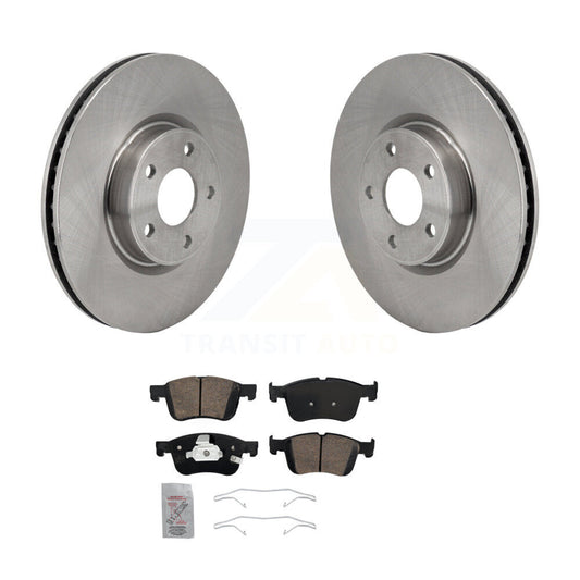 Brake Rotor & Ceramic Pad Front Kit For Ford Escape Bronco Sport Lincoln Corsair