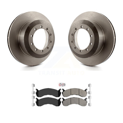 Disc Brake Rotors And Semi-Metallic Pad Rear Kit For Ford F-53 Motorhome Chassis