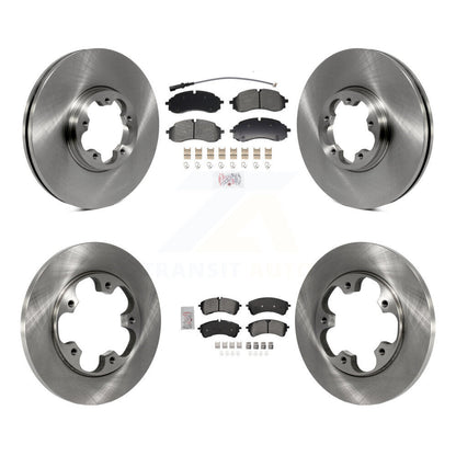 Semi-Metallic Pad & Brake Rotors Front Rear Kit For Ford Transit-250 Transit-350