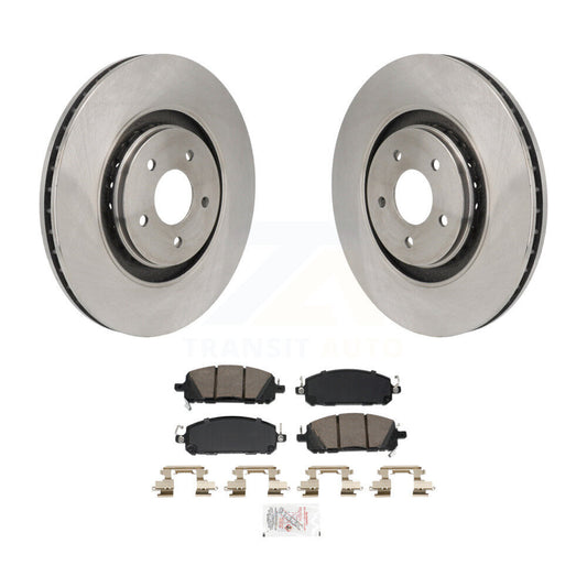 Brake Rotor And Ceramic Pad Front Kit For Mitsubishi Outlander Nissan Pathfinder