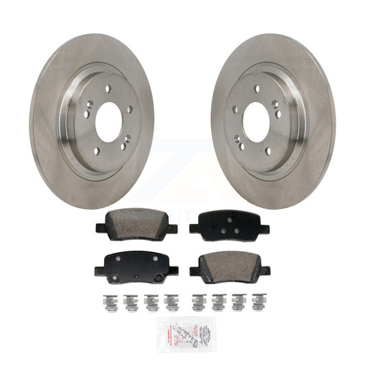 Brake Rotor And Ceramic Pad Rear Kit For Hyundai Santa Fe Kia Sorento GAS engine