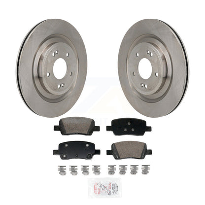 Disc Brake Rotors And Ceramic Pads Rear Kit For Hyundai Santa Fe Kia Sorento