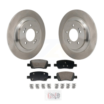 Brake Rotor & Ceramic Pad Rear Kit For 2022-2023 Kia Carnival Hyundai Santa Cruz