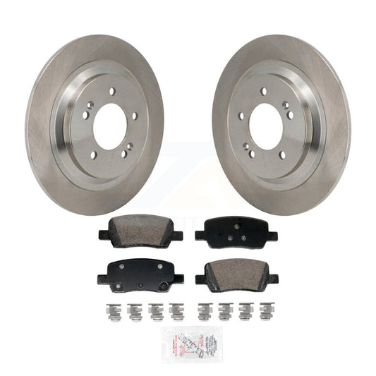 Brake Rotor & Ceramic Pad Rear Kit For 2022-2023 Kia Carnival Hyundai Santa Cruz