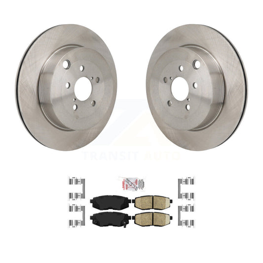 Brake Rotor And Ceramic Pad Rear Kit For Subaru BRZ Toyota 86 With Brembo Brakes