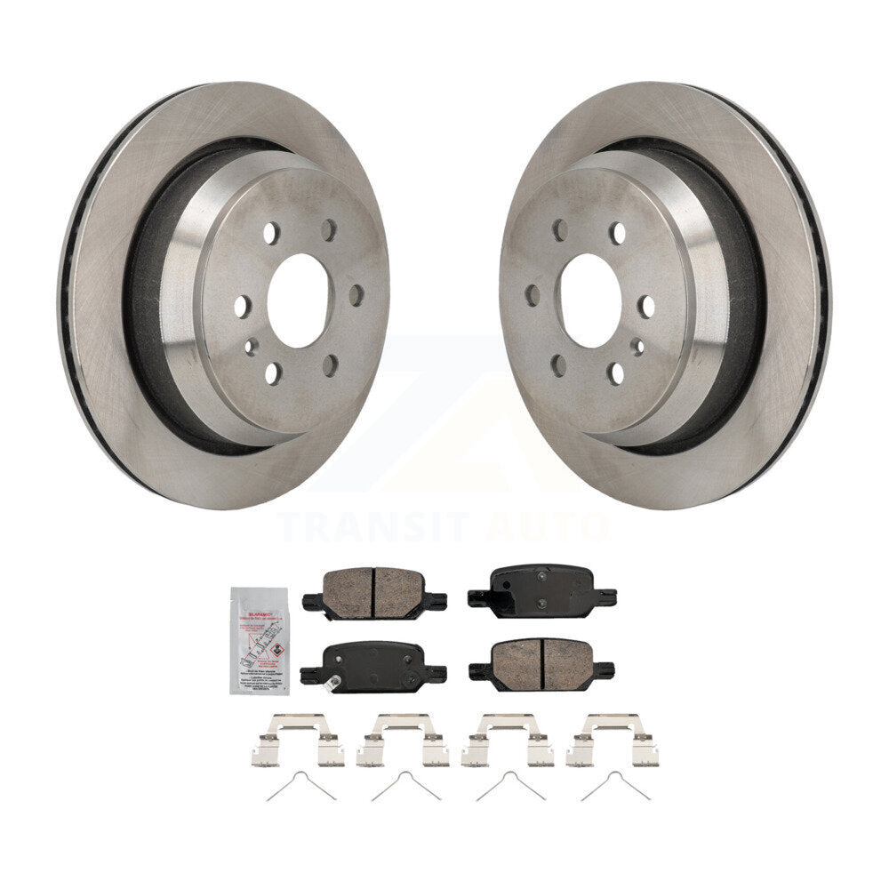 Brake Rotor And Ceramic Pad Rear Kit For 2021-2022 Chevrolet Colorado GMC Canyon