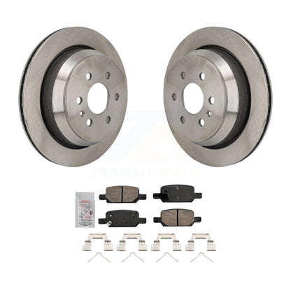 Brake Rotor And Ceramic Pad Rear Kit For 2021-2022 Chevrolet Colorado GMC Canyon