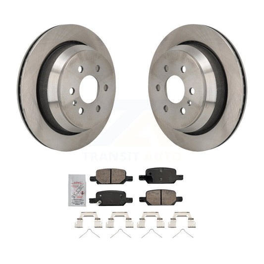 Brake Rotor And Ceramic Pad Rear Kit For 2021-2022 Chevrolet Colorado GMC Canyon