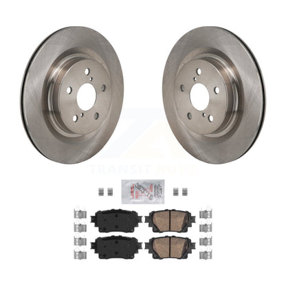 Brake Rotor Ceramic Pad Rear Kit For Toyota Sienna RAV4 Prime Lexus NX350h NX350