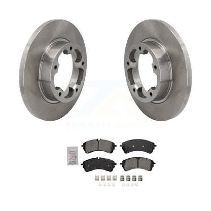 Disc Brake Rotors And Semi-Metallic Pads Rear Kit For Ford E-Transit