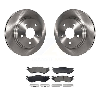 Disc Brake Rotors And Semi-Metallic Pads Front Kit For Dodge Ram 1500 Durango