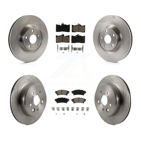 Brake Rotor & Ceramic Pad Front Rear Kit (6Pc) For Lexus IS300 IS350 GS350 RC350
