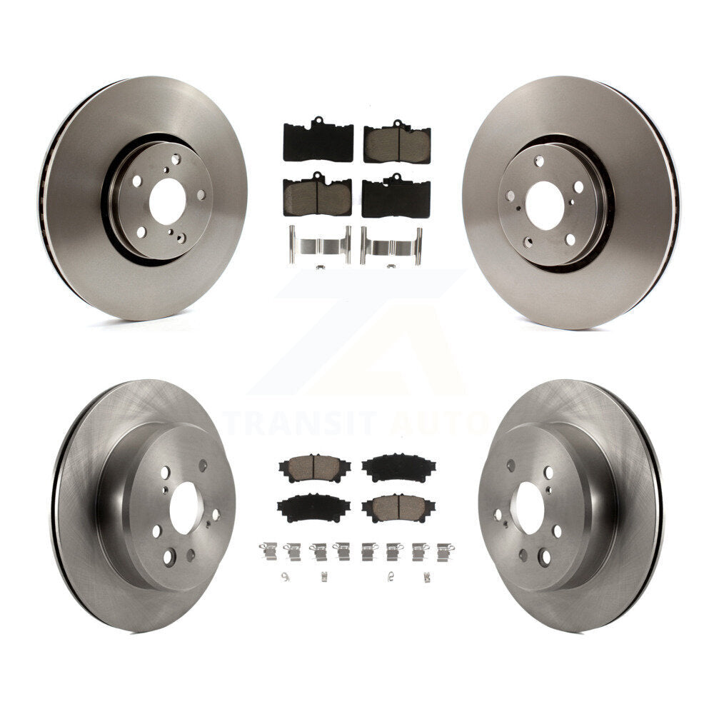 Disc Brake Rotor & Ceramic Pad Front Rear Kit (6Pc) For Lexus IS350 IS300 IS200t