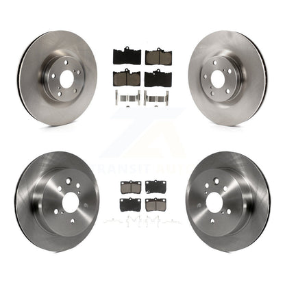 Brake Rotors Ceramic Pad Front Rear Kit (6Pc) For Lexus IS350 GS350 GS450h GS460