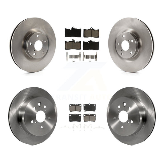 Brake Rotors Ceramic Pad Front Rear Kit (6Pc) For Lexus IS350 GS350 GS450h GS460