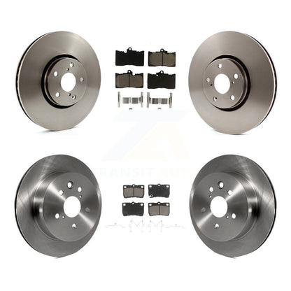 Brake Rotors Ceramic Pad Front Rear Kit (6Pc) For Lexus IS350 GS350 GS450h GS430