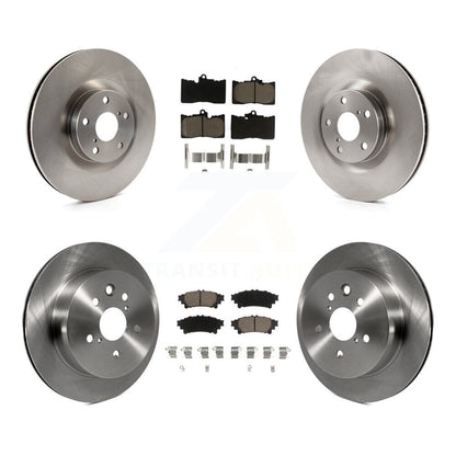 Brake Rotor & Ceramic Pad Front Rear Kit (6Pc) For 14-15 Lexus IS350 C F Sport