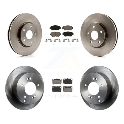 Disc Brake Rotors And Ceramic Pads Front Rear Kit (6Pc) For Lexus IS250