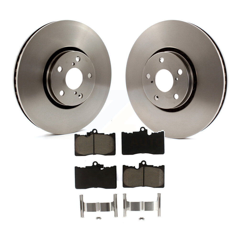 Disc Brake Rotor Ceramic Pad Front Kit For Lexus IS350 IS300 GS350 GS450h IS200t