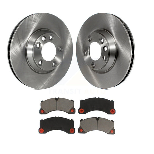 Disc Brake Rotors And Ceramic Pads Front Kit For Porsche Cayenne