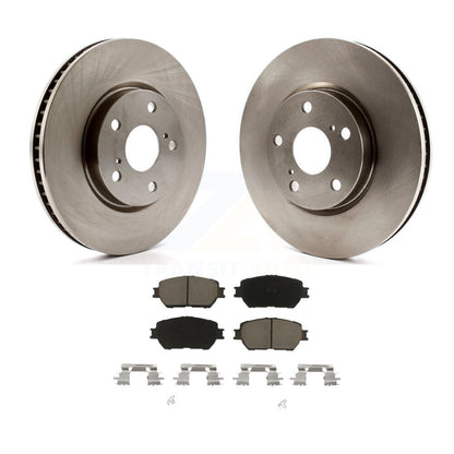 Disc Brake Rotors And Ceramic Pads Front Kit For Lexus IS250 GS300