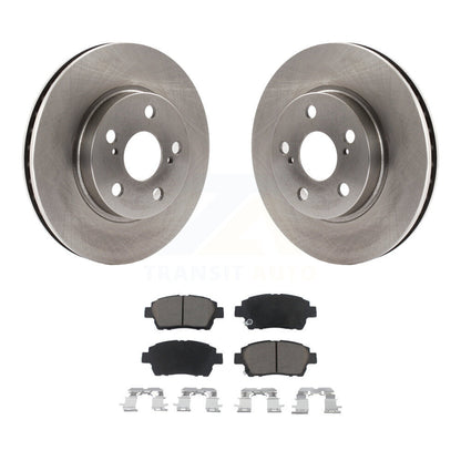 Disc Brake Rotors And Ceramic Pads Front Kit For 2000 Toyota Celica GT