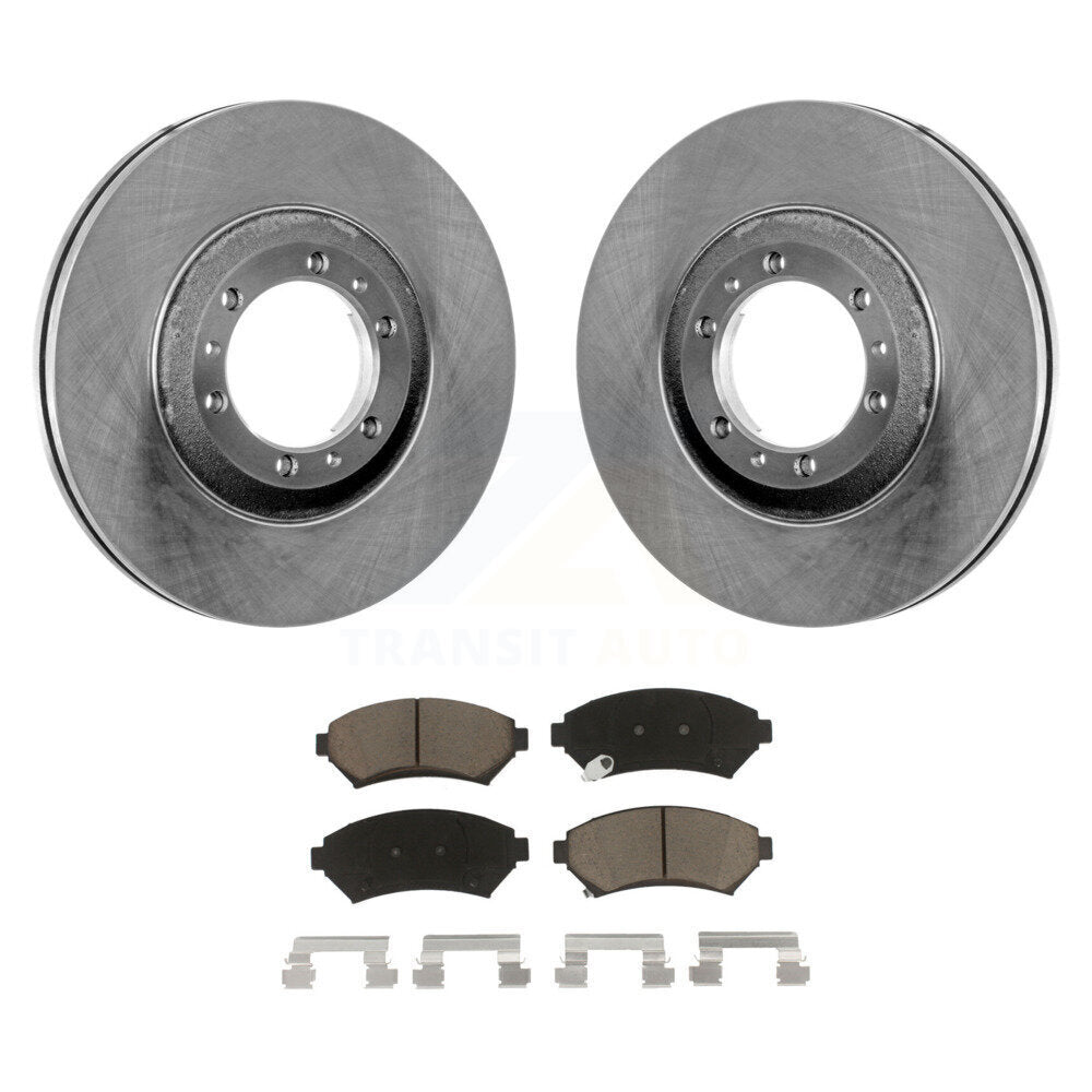 Brake Rotor Ceramic Pad Front Kit For Buick Pontiac Montana Century LeSabre Prix