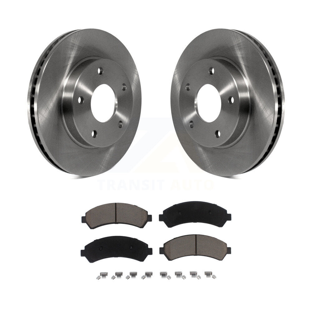 Disc Brake Rotor Ceramic Pad Front Kit For Chevrolet GMC Blazer S10 Jimmy Sonoma