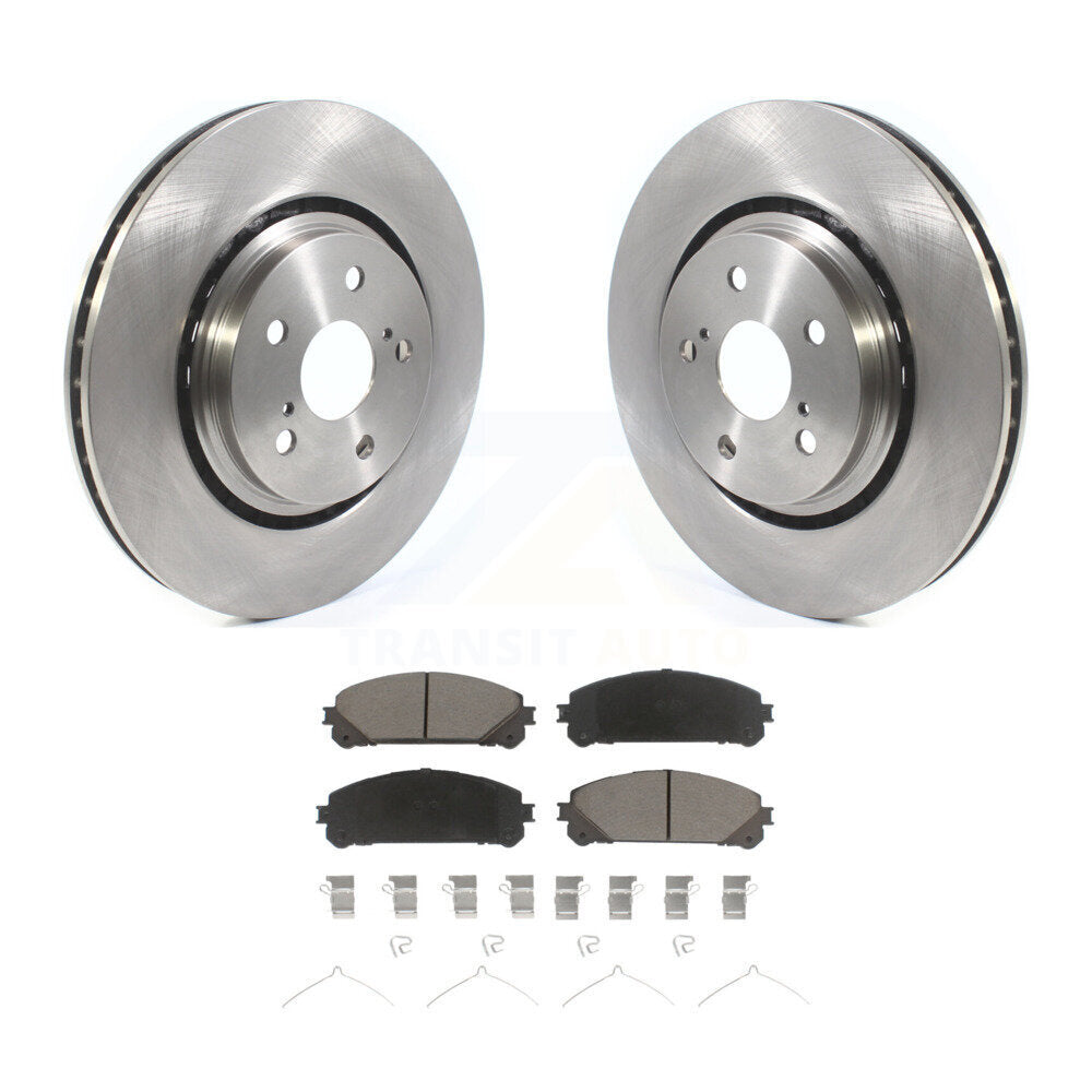 Brake Rotor And Ceramic Pad Front Kit For Lexus RX350 Toyota Camry RX450h NX350h