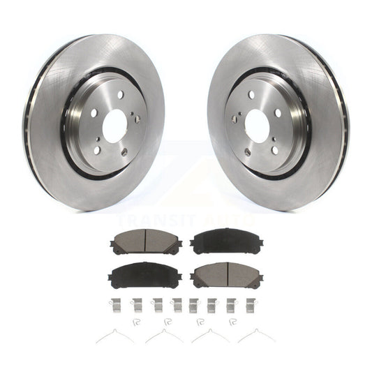 Brake Rotor And Ceramic Pad Front Kit For Lexus RX350 Toyota Camry RX450h NX350h