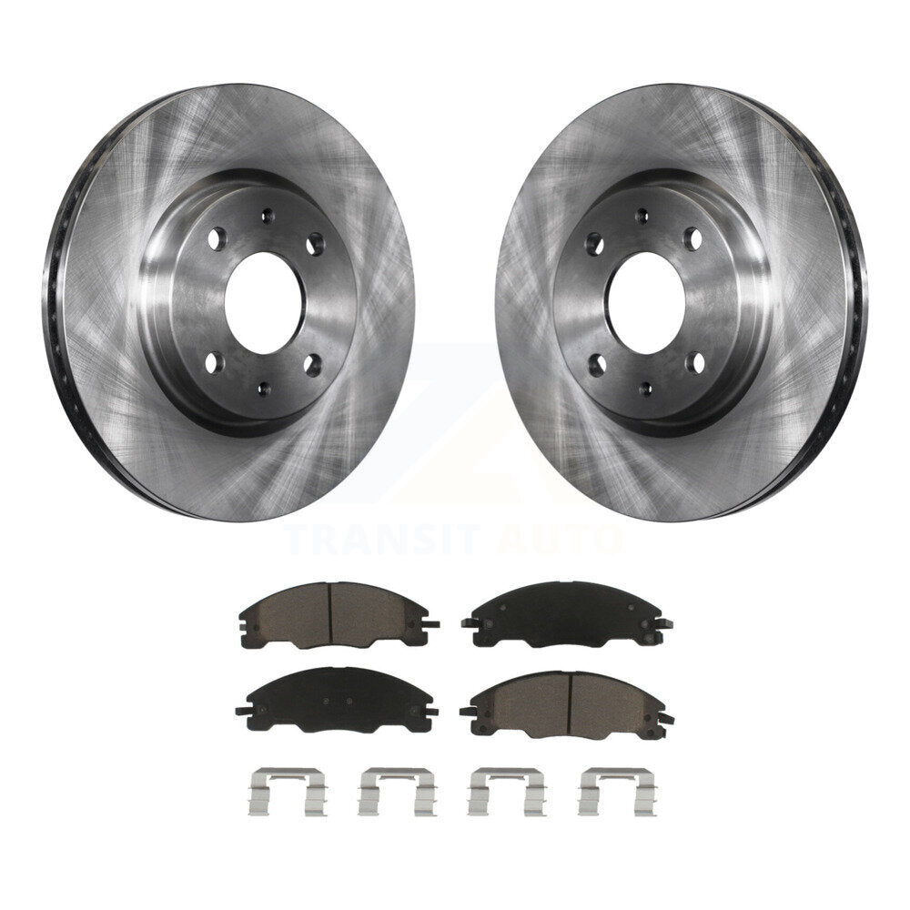 Disc Brake Rotors And Ceramic Pads Front Kit For 2008-2011 Ford Focus