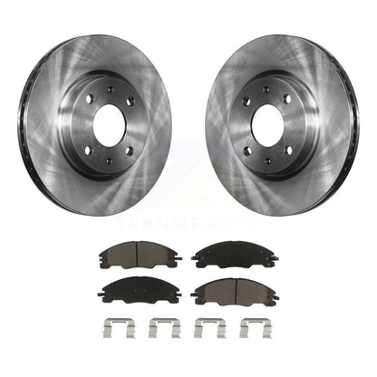 Disc Brake Rotors And Ceramic Pads Front Kit For 2008-2011 Ford Focus